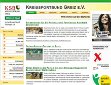 Tablet Screenshot of kreissportbund-greiz.de